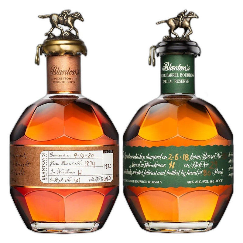 Blantons Straight From The Barrel  Green Label Bundle