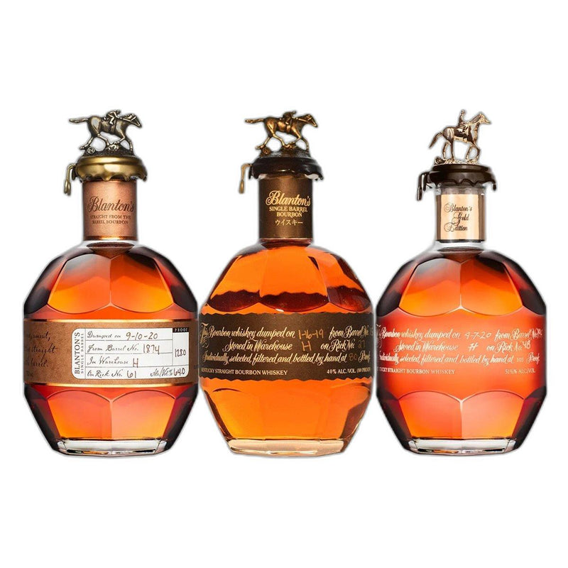 Blantons Straight From The Barrel Black Label  Gold Label Bundle