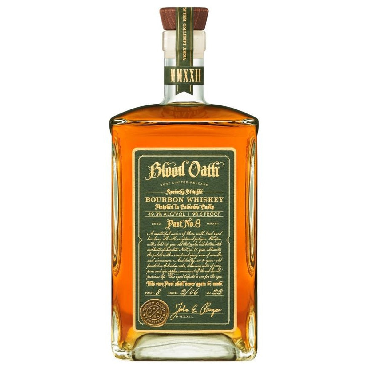 Blood Oath Pact No. 8 Bourbon Whiskey