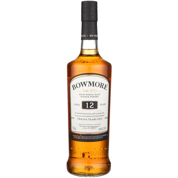 BOWMORE 12年 ダンピーボトルスコッチウイスキー 750ml Bowmore 12 Year Single Malt Scotch Whisky