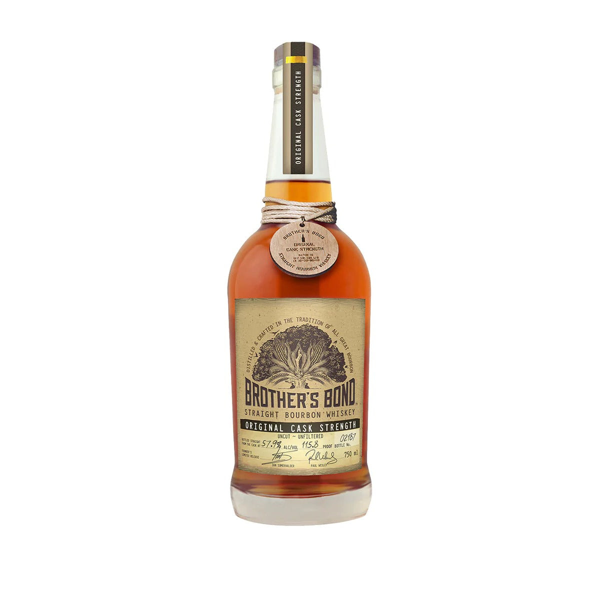 Brother's Bond Original Cask Strength Bourbon Whiskey