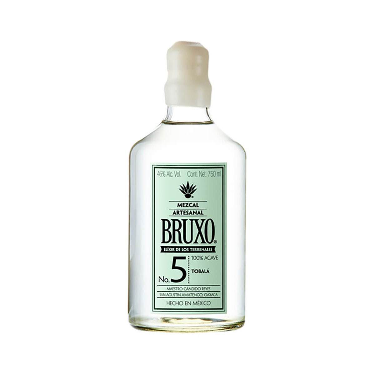 Bruxo Mezcal Artesanal Joven No. 5 Tobala
