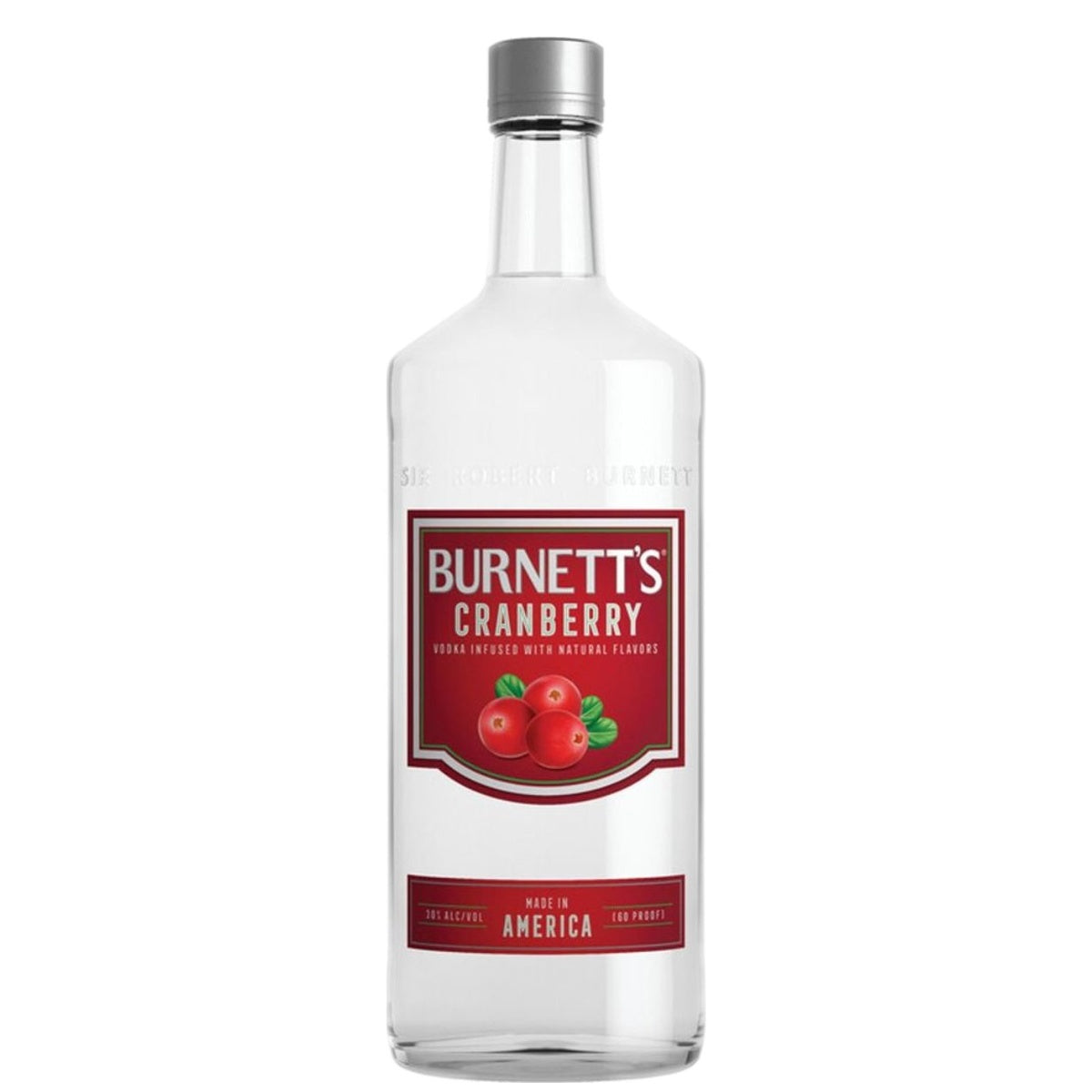 Burnett's Cranberry Flavored Vodka - Whisky and Whiskey