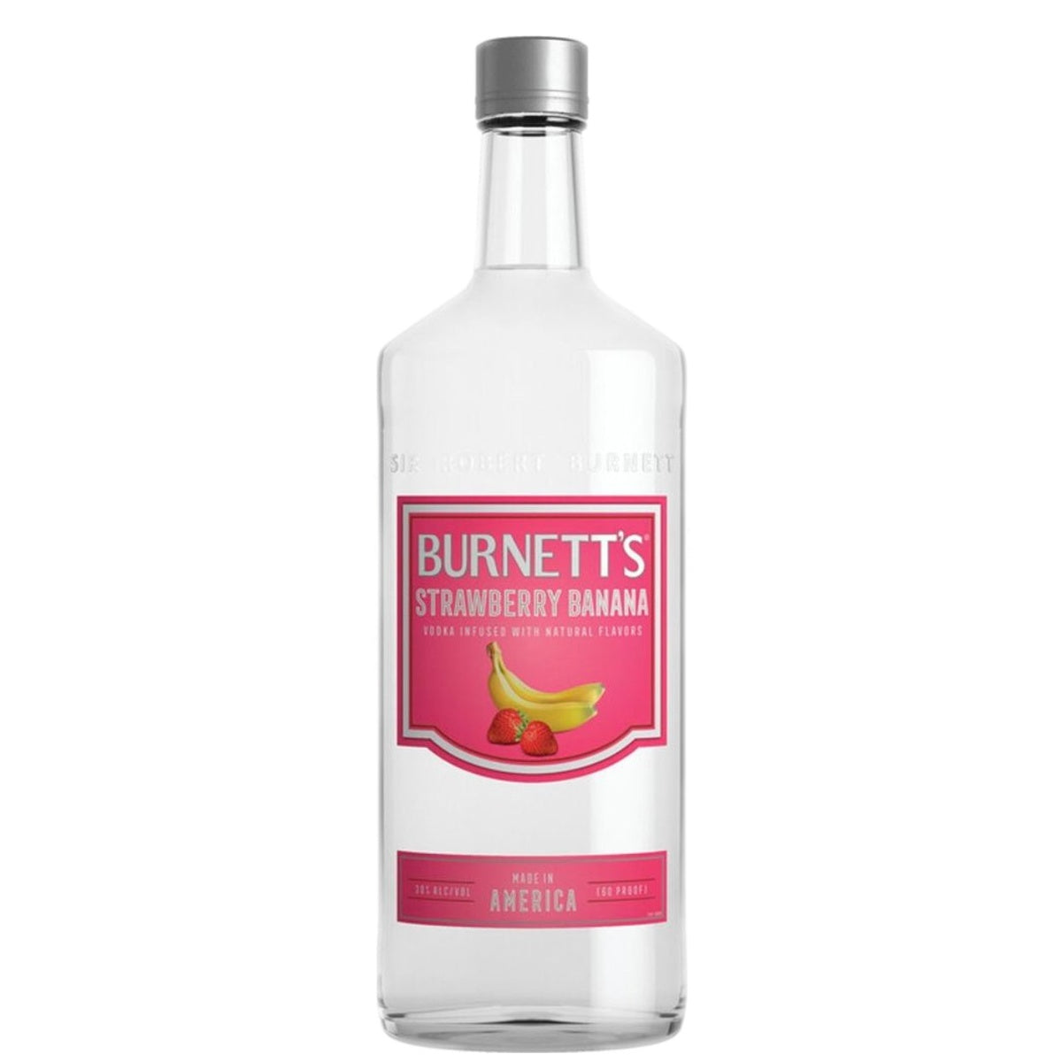 Burnett's Strawberry Banana Flavored Vodka - Whisky and Whiskey