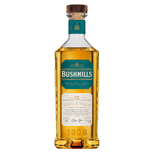 Bushmills 10 Year Old Single Malt Irish Whiskey