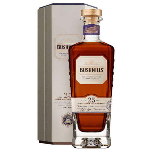 Bushmills 25 Year Old Single Malt Irish Whiskey