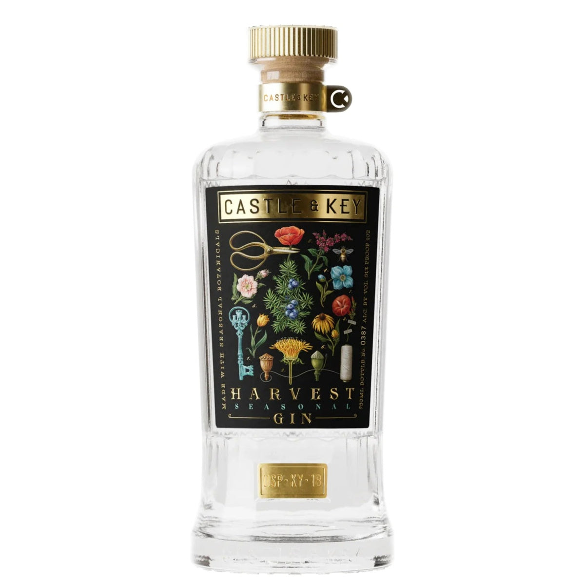 Castle & Key Harvest Gin - Whisky and Whiskey