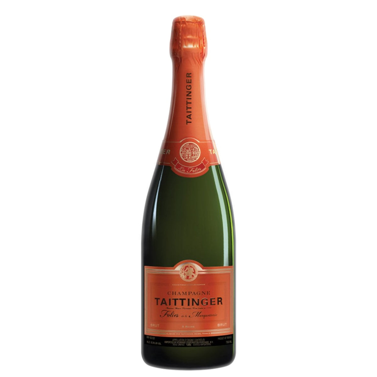 Champagne Taittinger Brut Les Folies de la Marquetterie - Whisky and Whiskey