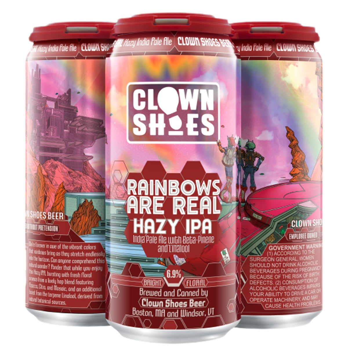 Clown Shoes Rainbows Are Real 24 Pack