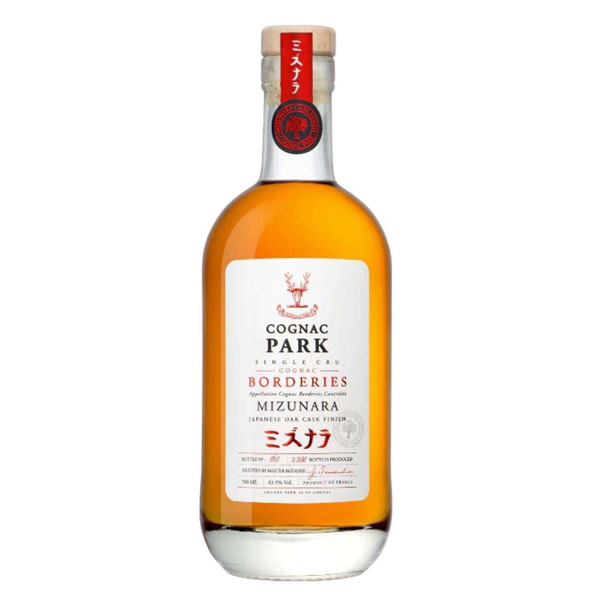 Cognac Park Mizunara Japanese Oak Cask Finish Single Cru Borderies Cognac - Whisky and Whiskey