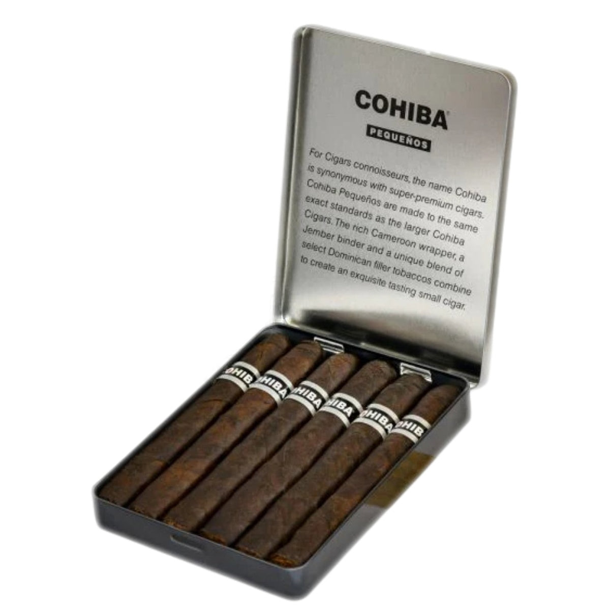 Cohiba Black Pequenos 6pk Petit Corona (4 1/8x36) - Whisky and Whiskey