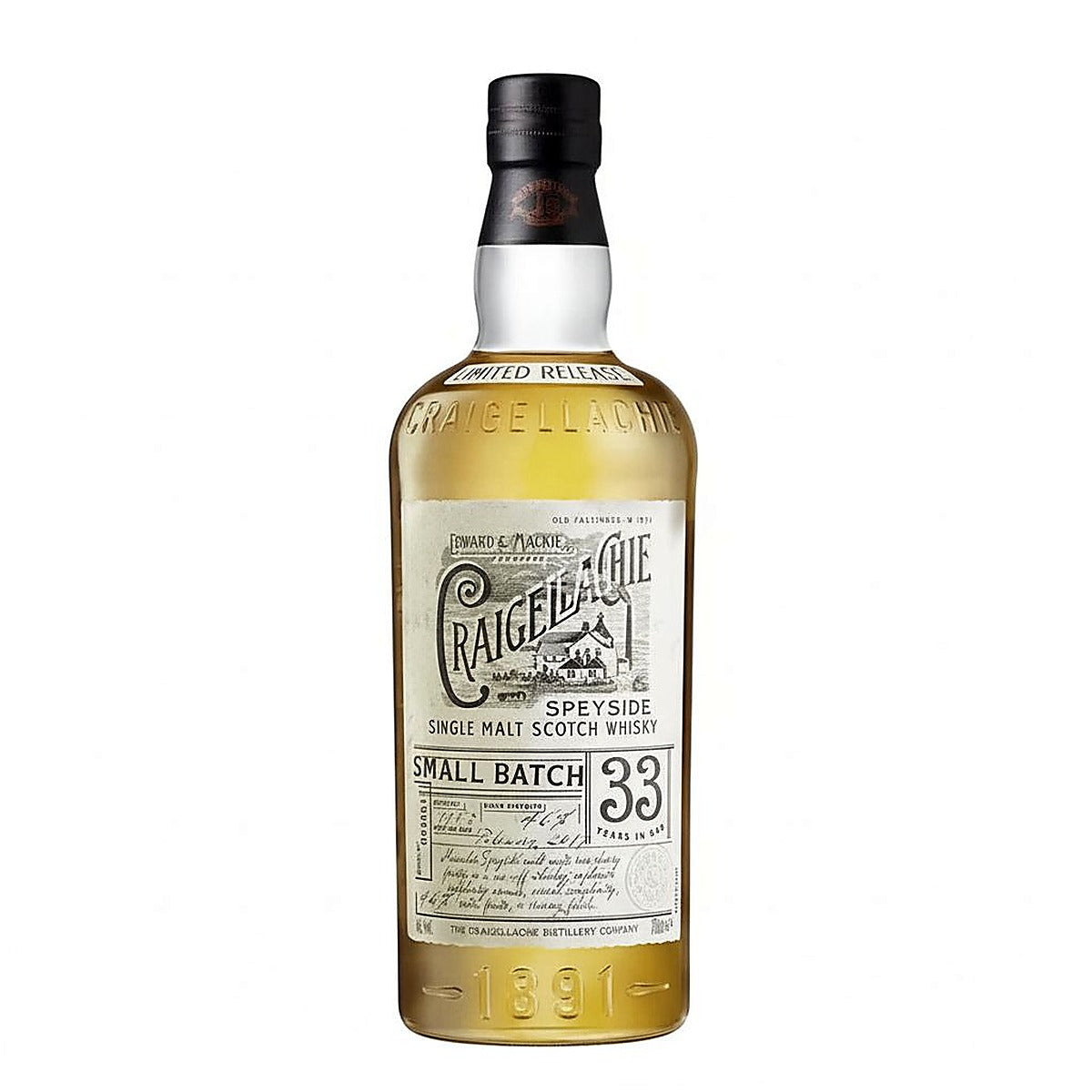 Craigellachie 33 Year Single Malt Scotch Whisky