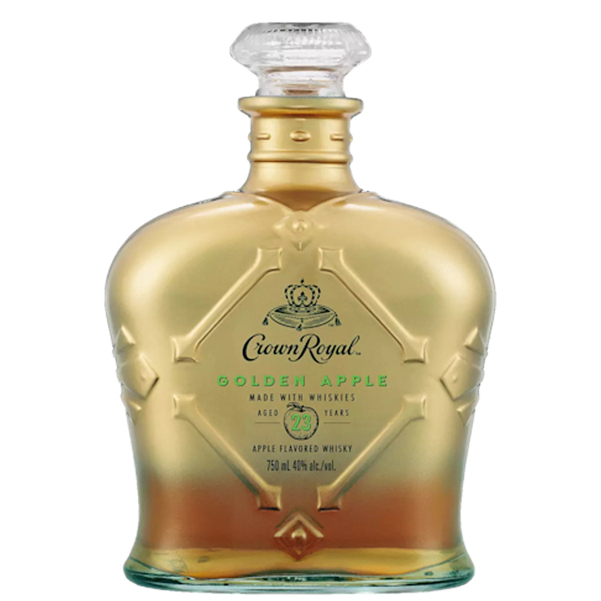 Crown Royal Apple Flavored Whiskey Golden Apple 23 Year