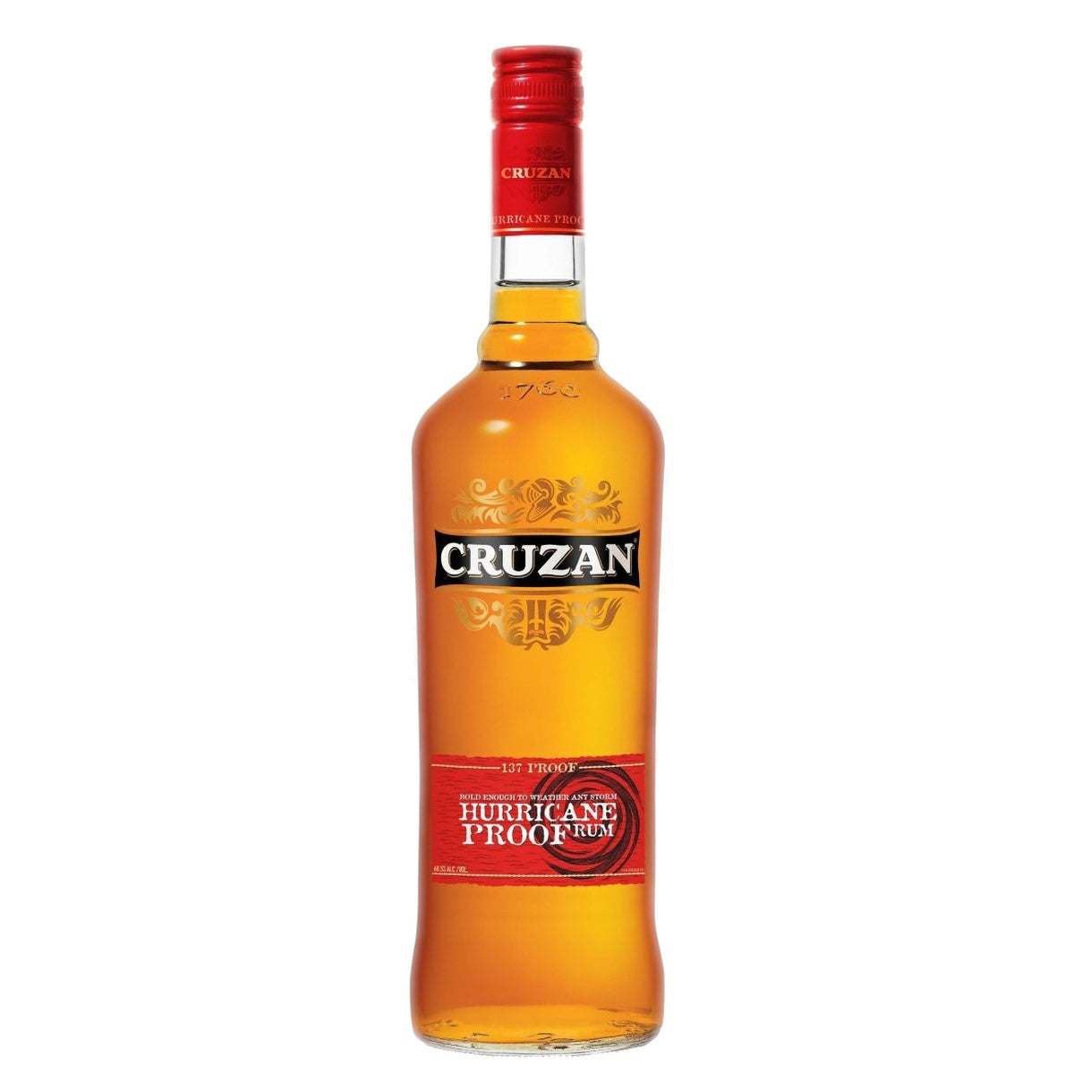 Cruzan Hurricane Proof Rum - Whisky and Whiskey