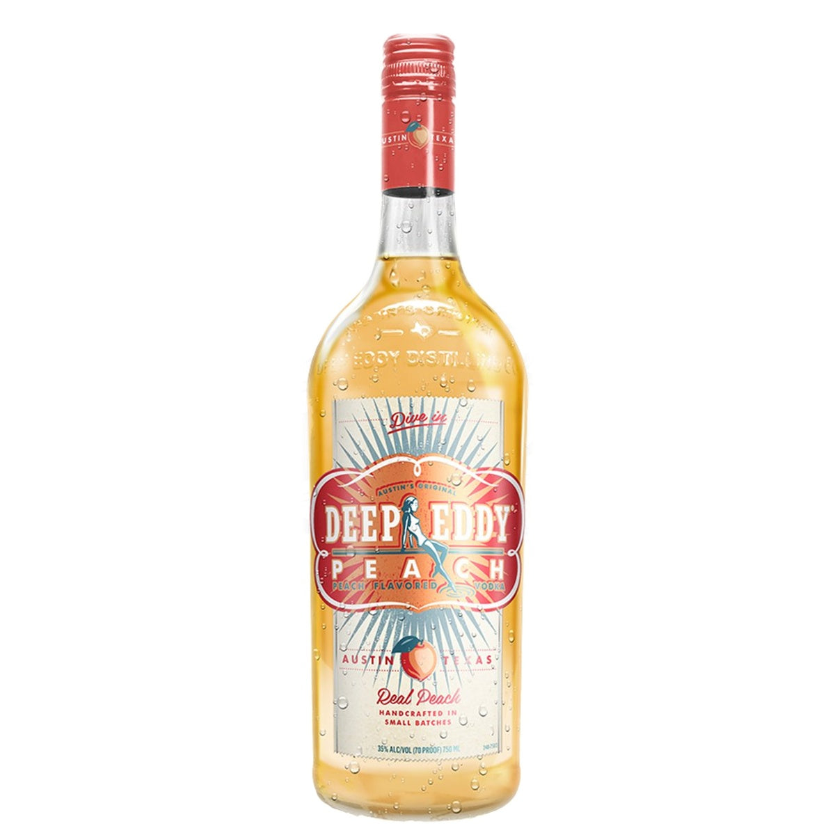 Deep Eddy Peach Flavored Vodka - Whisky and Whiskey