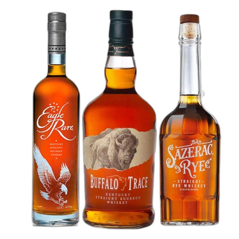 Eagle Rare 10 Year Buffalo Trace Bourbon  Sazerac Rye Bundle