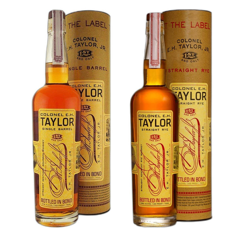 EH Taylor Single Barrel Bourbon  Straight Rye Bundle