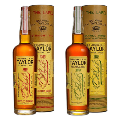 EH Taylor Straight Rye Bourbon  Barrel Proof Bundle