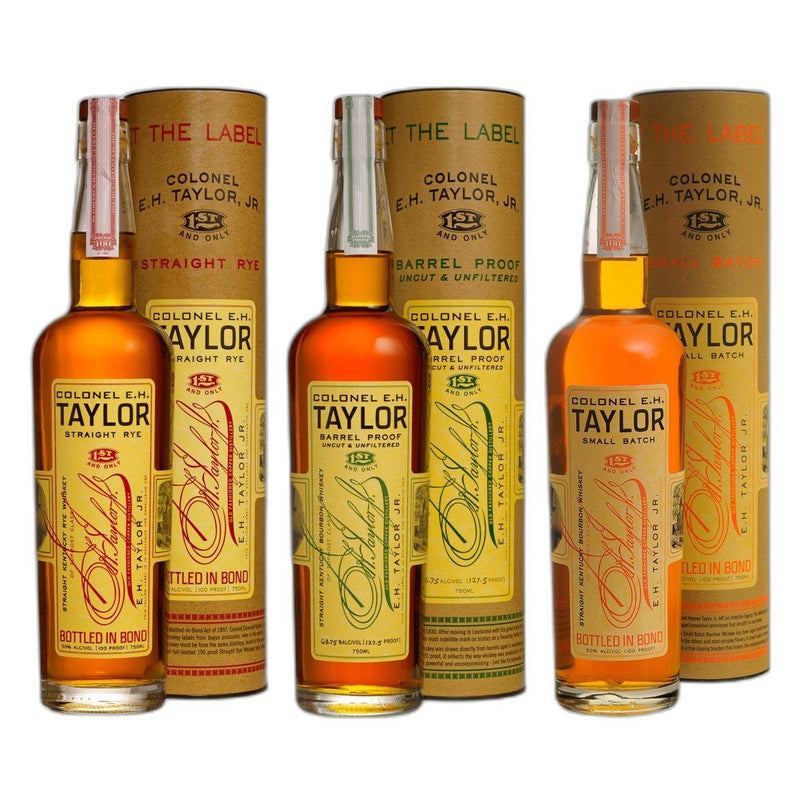 EH Taylor Straight Rye Bourbon Barrel Proof  Small Batch Bundle