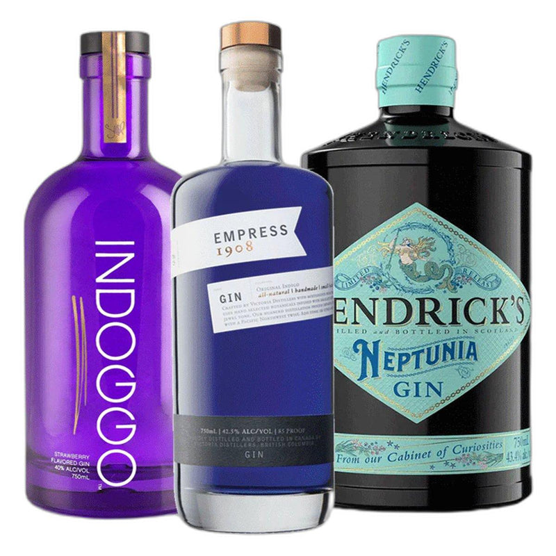 Empress Gin Hendricks Neptunia Gin  INDOGGO Gin Bundle