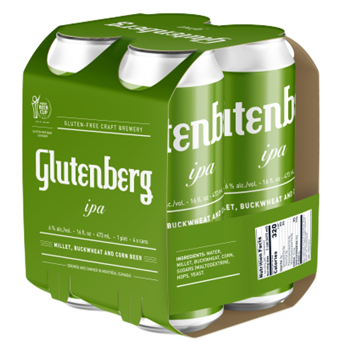 Glutenberg Gluten Free IPA 24 Pack