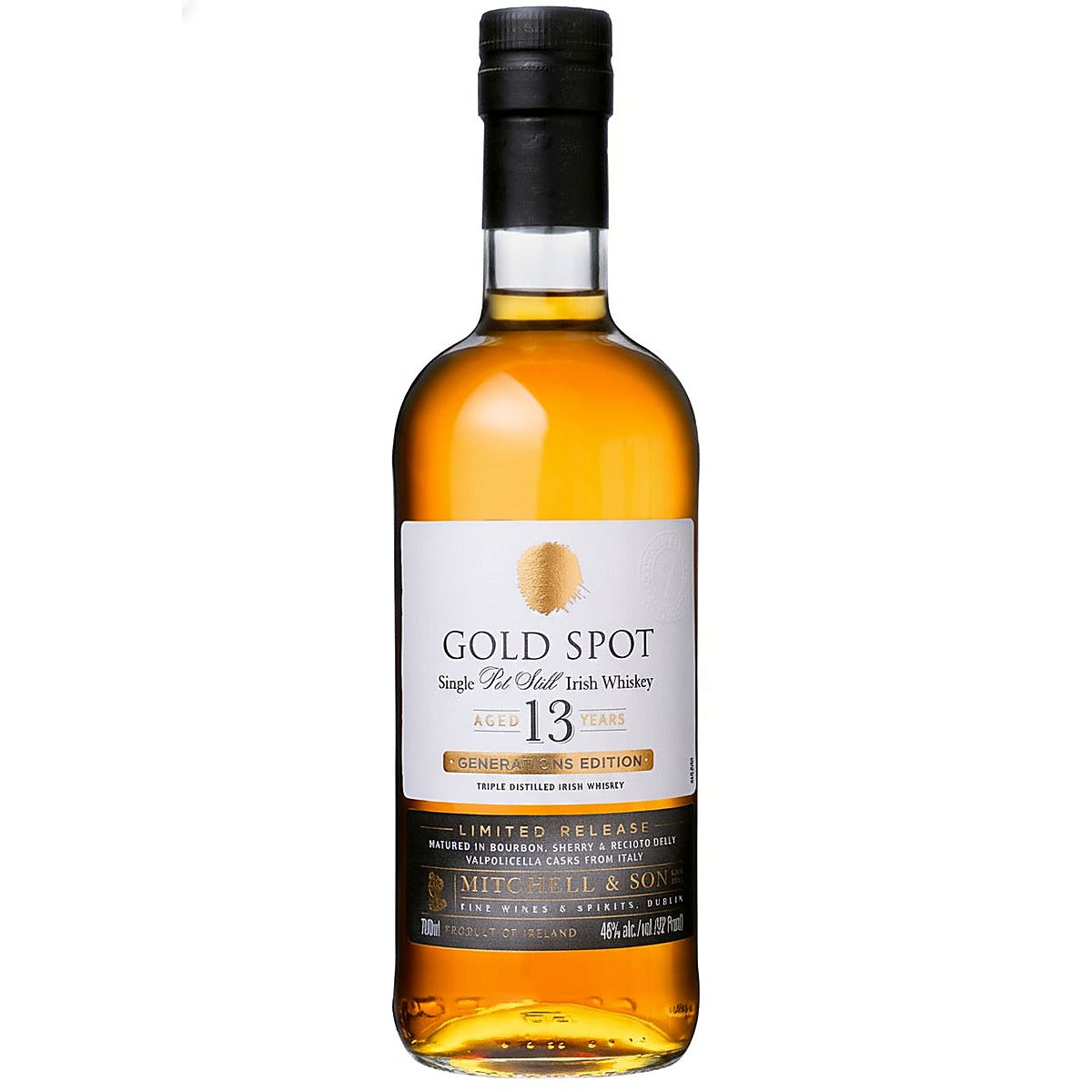Gold Spot 13 Year The Generations Edition Irish Whiskey