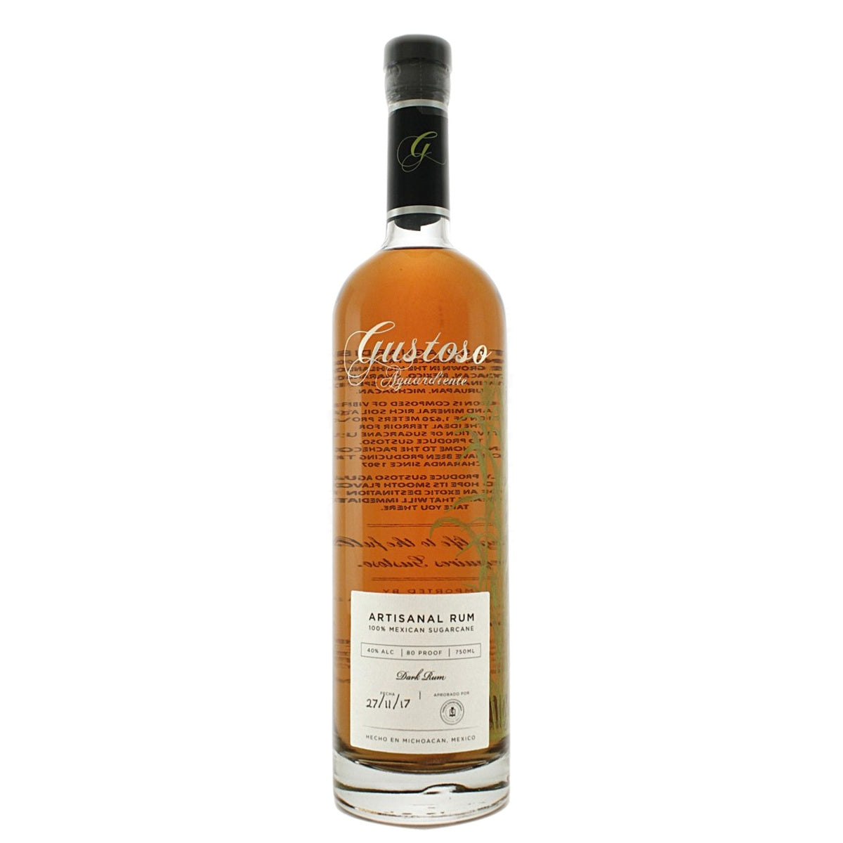 Gustoso Aguardiente Artisanal Rum Dark Rum - Whisky and Whiskey