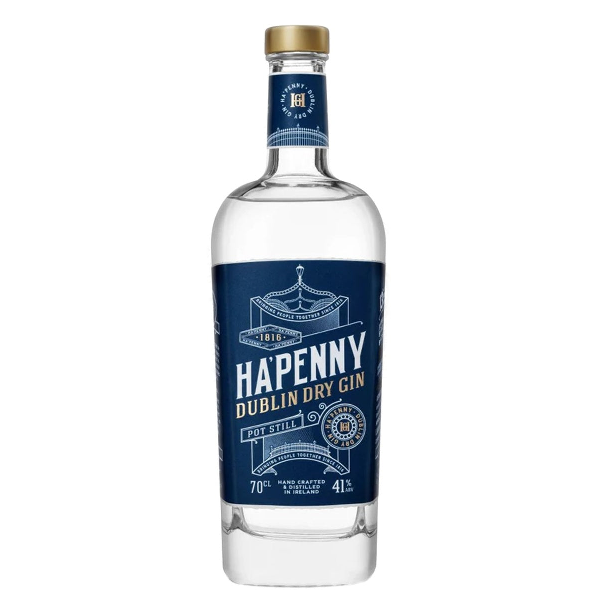 Ha'Penny Dublin Dry Gin - Whisky and Whiskey
