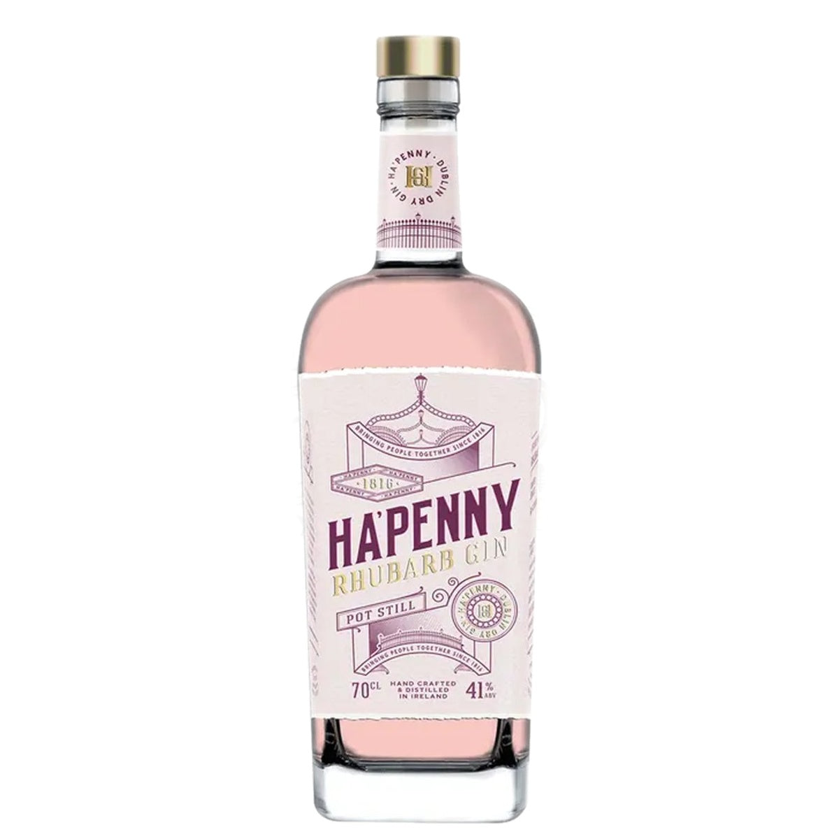 Ha'Penny Rhubarb Gin - Whisky and Whiskey