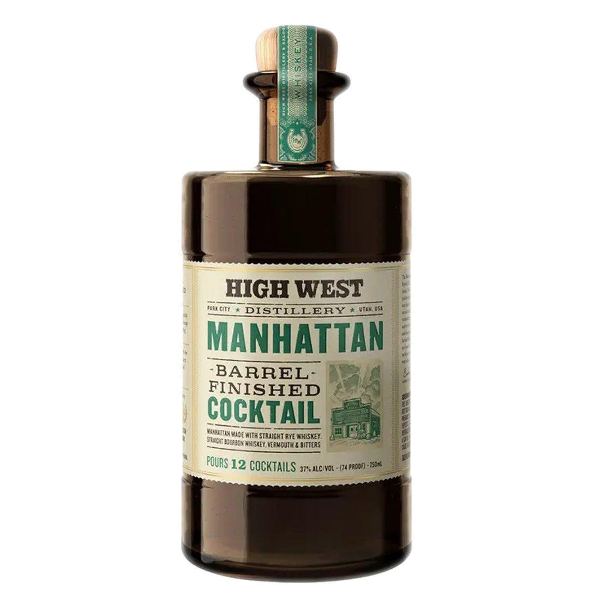 High West Manhattan Barrel Finished Cocktail - Whisky and Whiskey