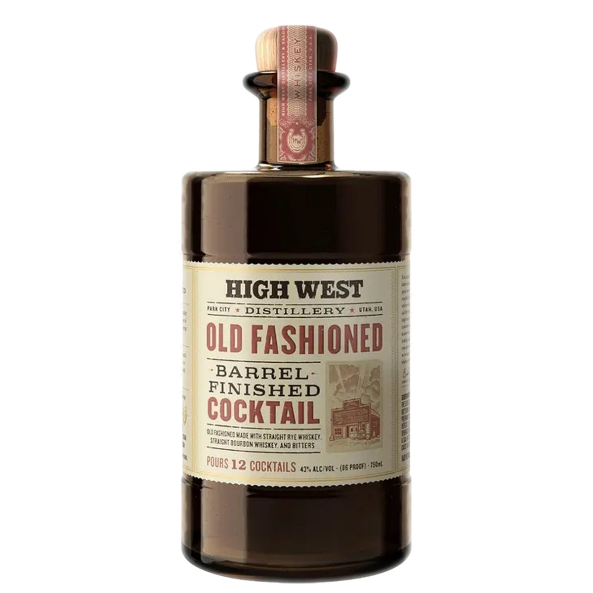 High West Old Fashioned Barrel Finished Cocktail - Whisky and Whiskey
