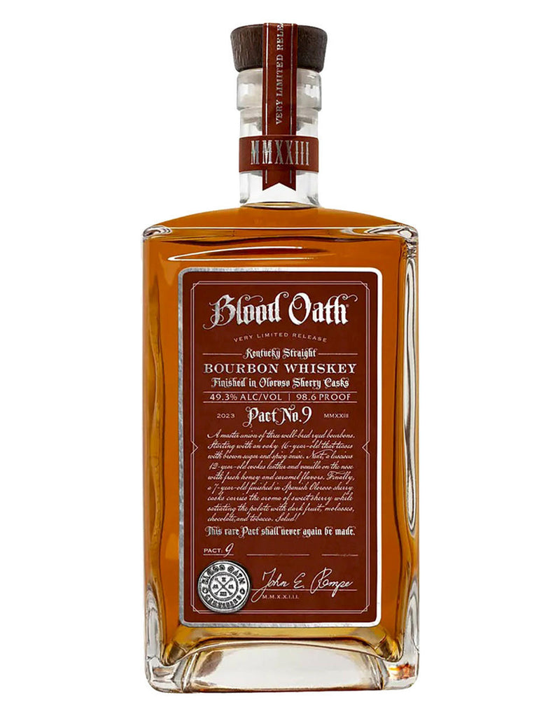 Blood Oath Pact No. 9 Bourbon Whiskey