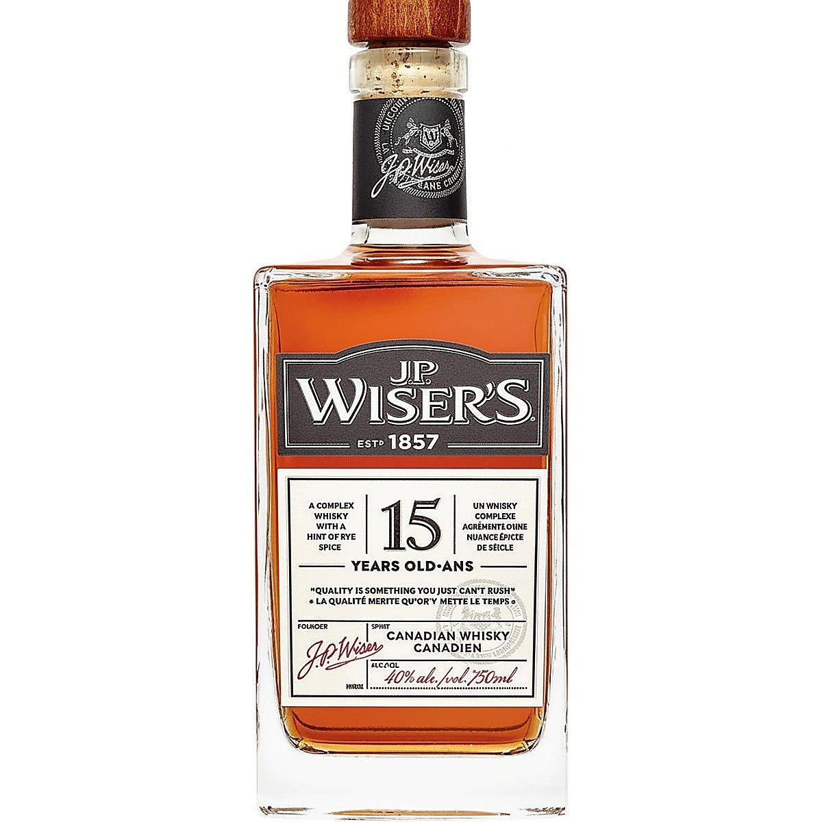 J.P. Wiser's 15 Year Canadian Whisky