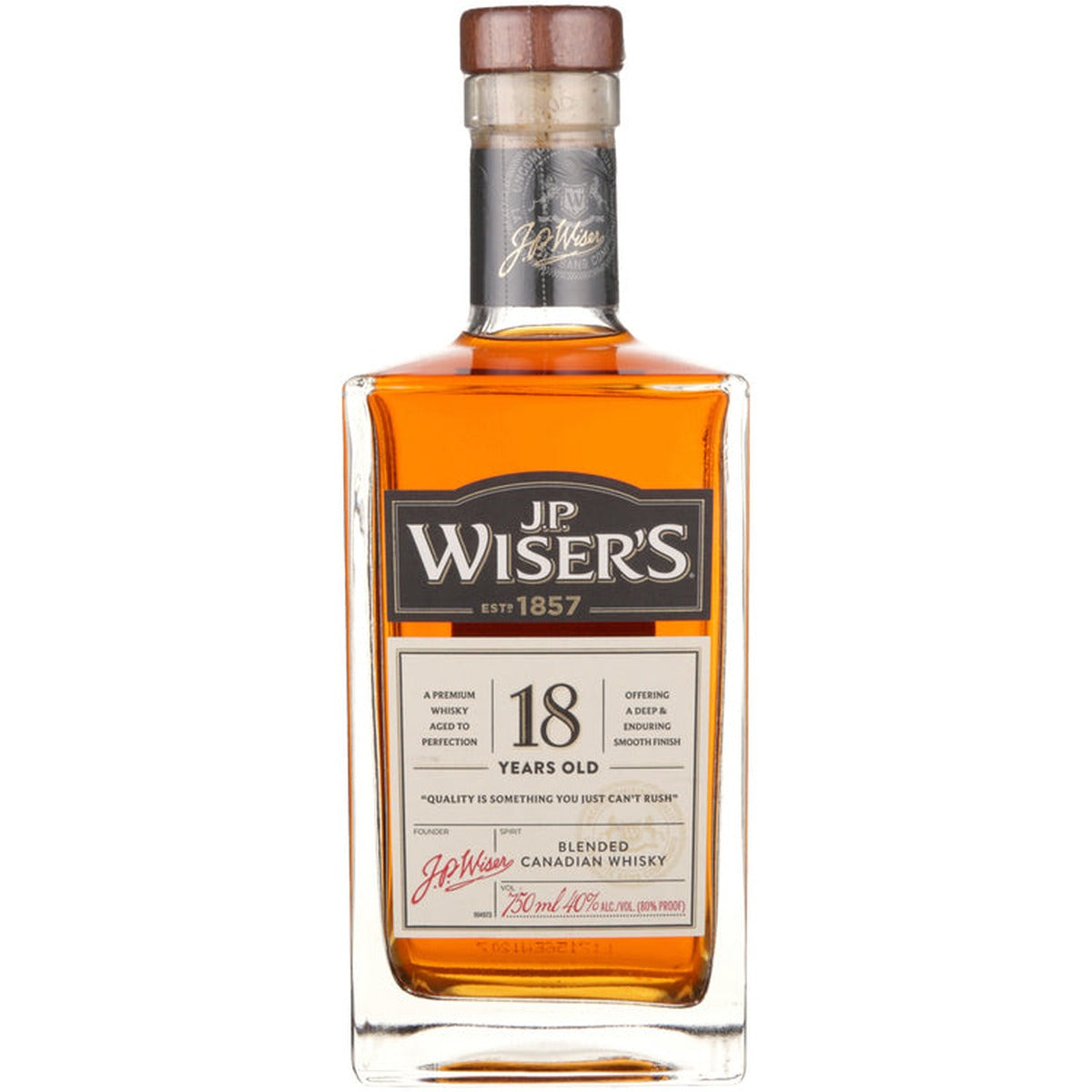 J.P. Wiser's 18 Year Canadian Whisky