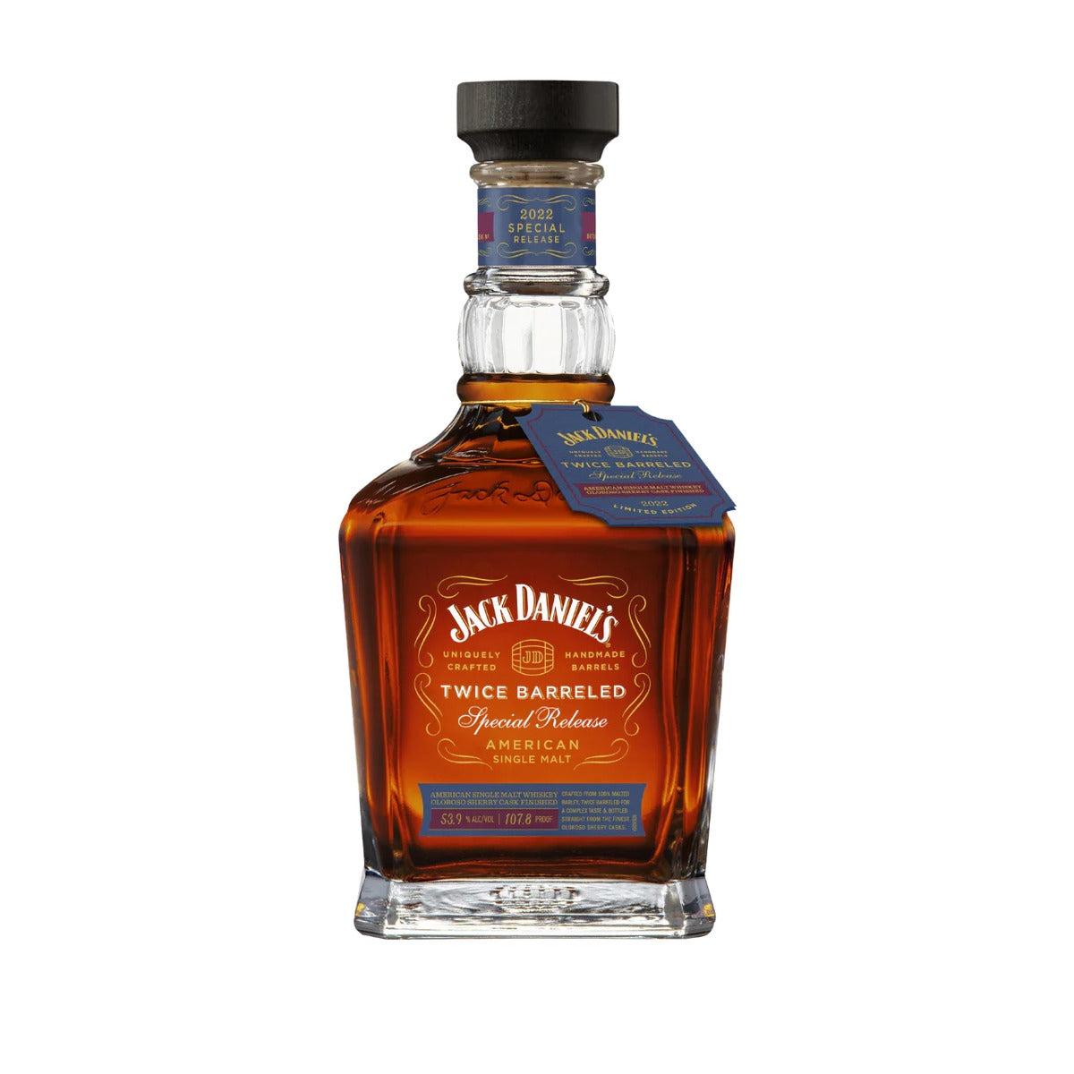 Jack Daniel's Twice Barreled 2022 Special Release: American Single Malt Whiskey Finished in Oloroso Sherry Casks