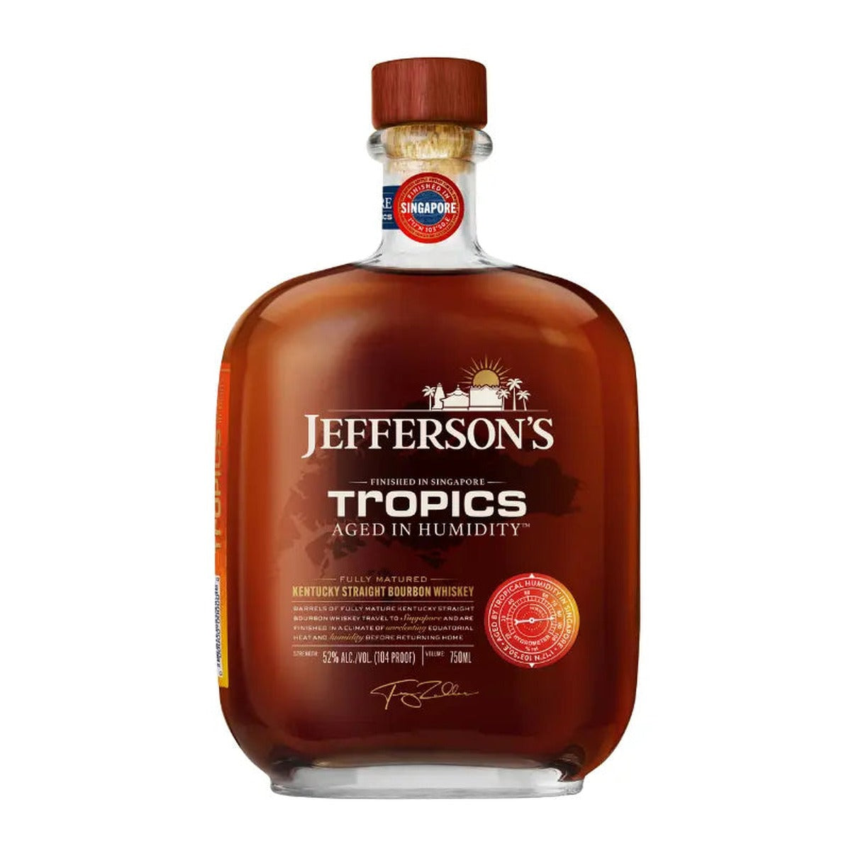 Jefferson's Tropics Aged in Humidity Bourbon Whiskey