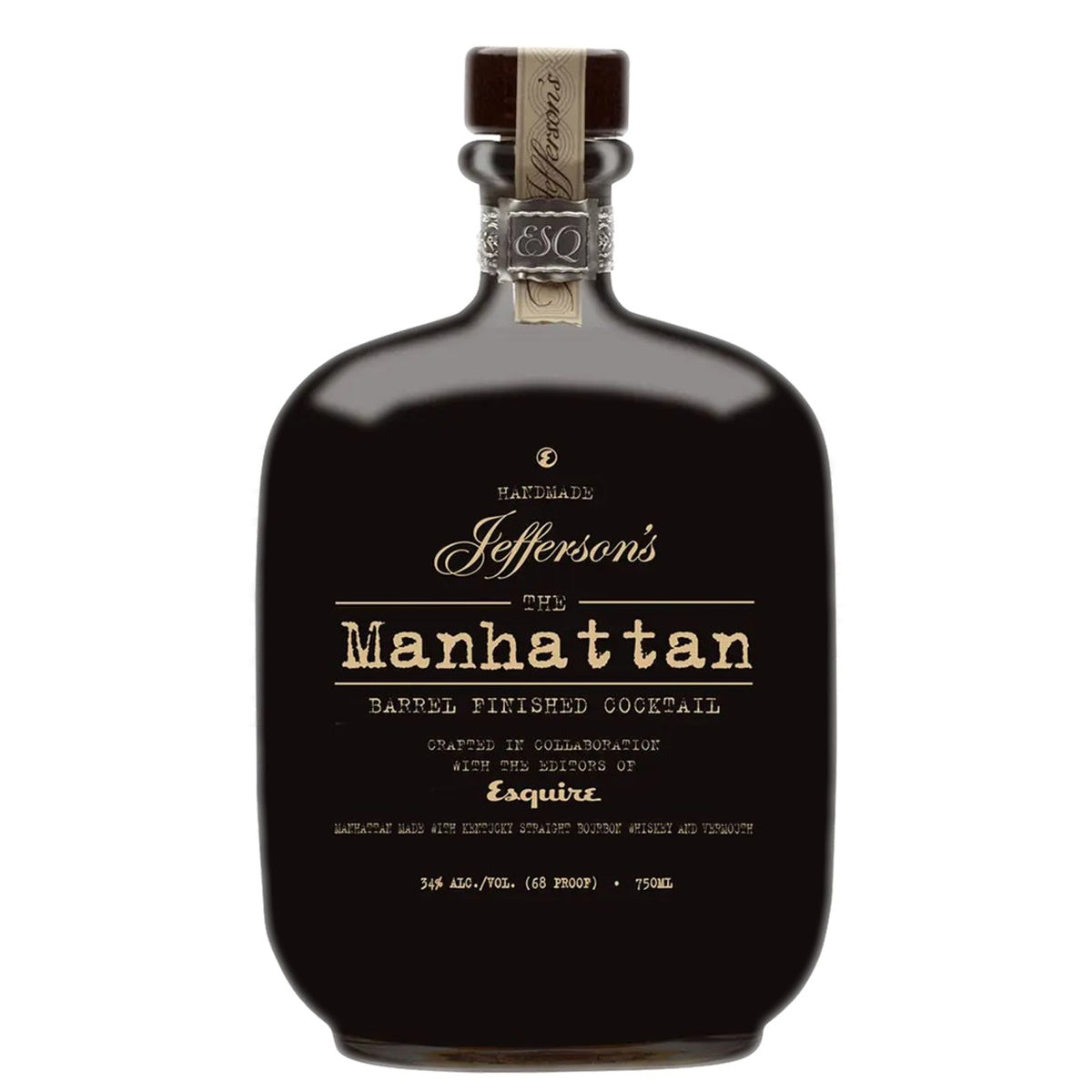Jefferson's The Manhattan Barrel Finished Cocktail - Whisky and Whiskey