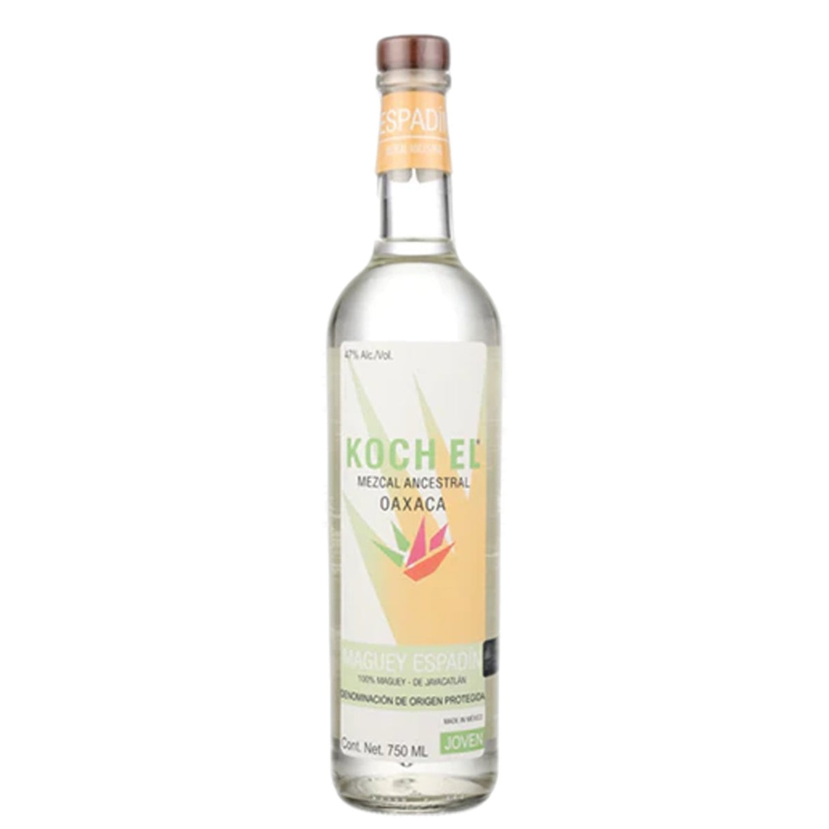 Koch El Mezcal Ancestral Joven Maguey Espadin De Jayacatlan 94 - Whisky and Whiskey