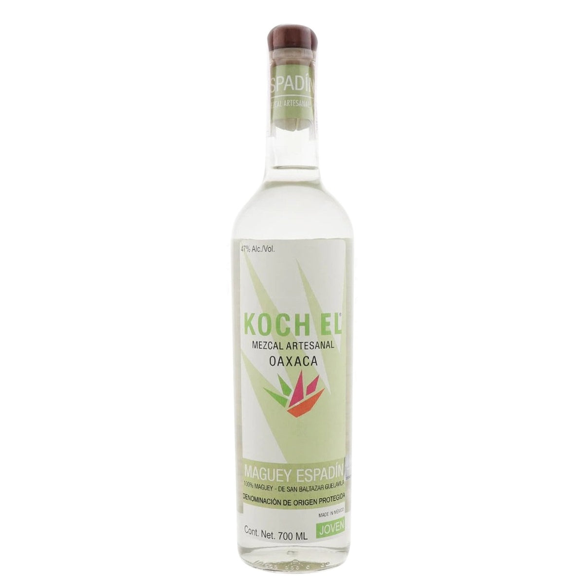 Koch El Mezcal Artesanal Joven Maguey Tepeztate De San Baltazar Guelavila 94 - Whisky and Whiskey