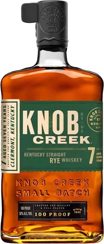 Knob Creek 7 Year Old Straight Rye Whiskey