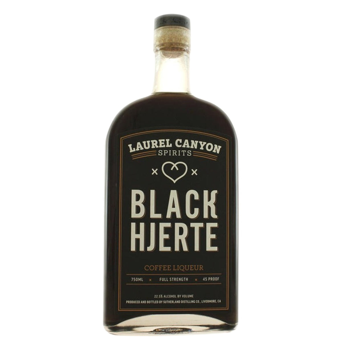 Laurel Canyon Black Hjerte Coffee Liqueur - Whisky and Whiskey