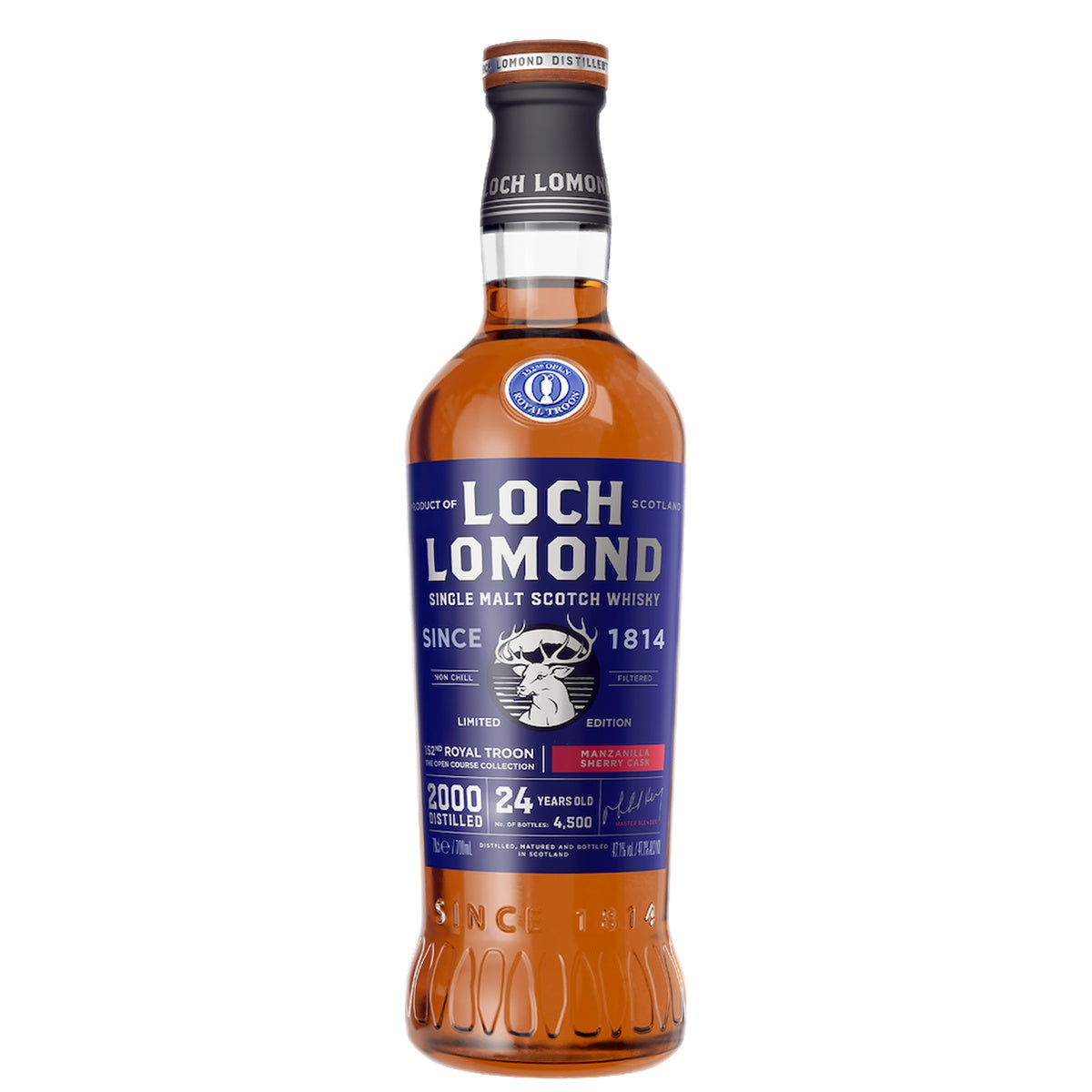 Loch Lomond Single Malt Scotch Limited Edition The Open Course Collection 152nd Royal Troon 24 Year