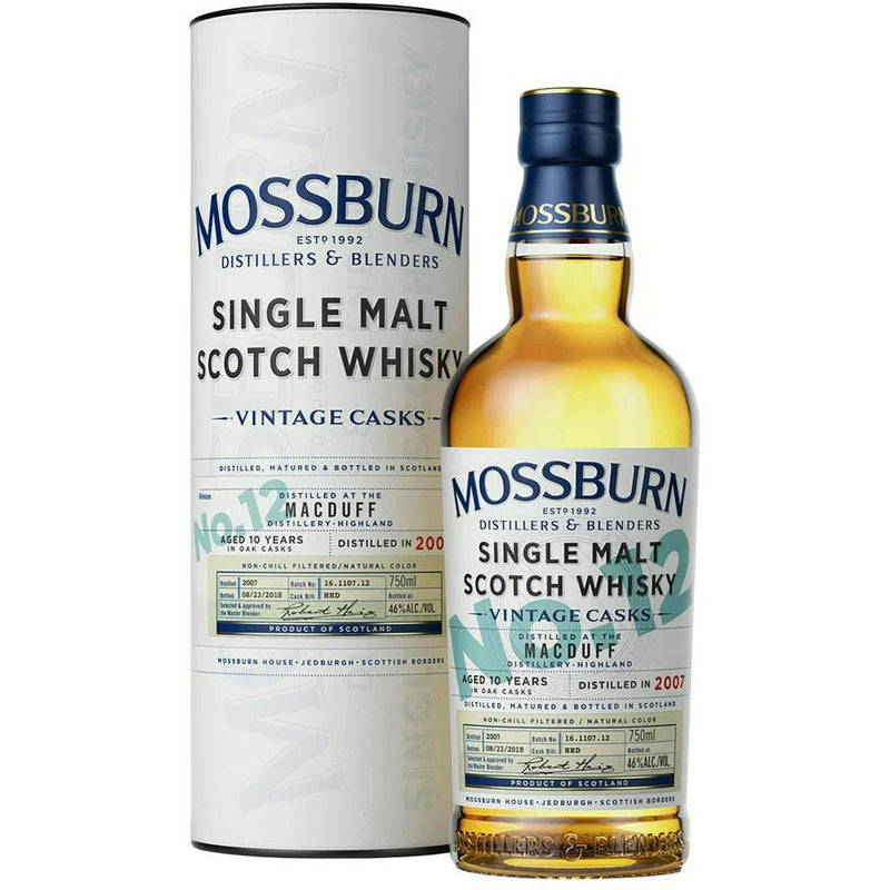 Mossburn 10 Year Old Macduff Distillery Vintage Casks No.12