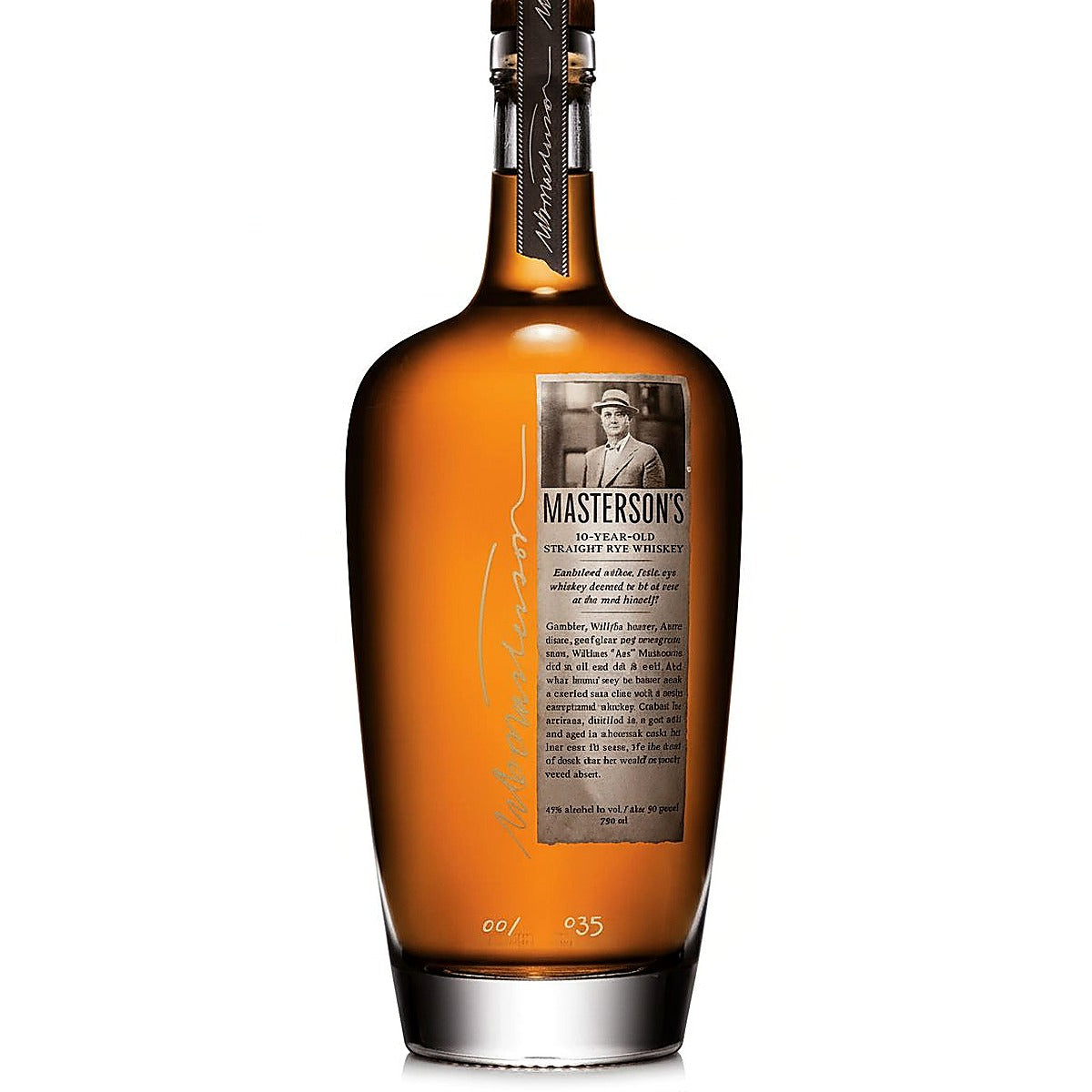 Masterson's 10 Year Canadian Straight Rye Whiskey