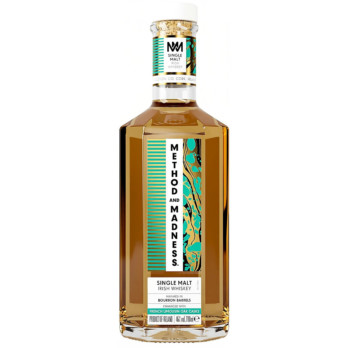METHOD AND MADNESS French Limousin Oak Single Malt Irish Whiskey
