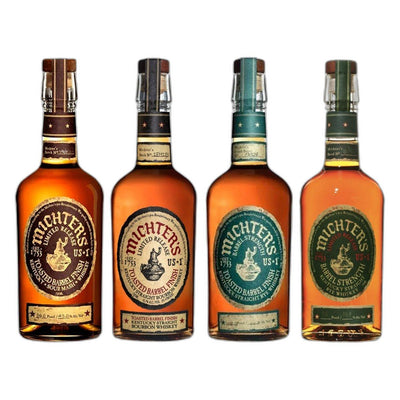 Michters Toasted Barrel Finish Sour Mash Limited Release Bourbon Toasted Barrel Finish Toasted Barrel Rye  Barrel Strength Rye Bundle