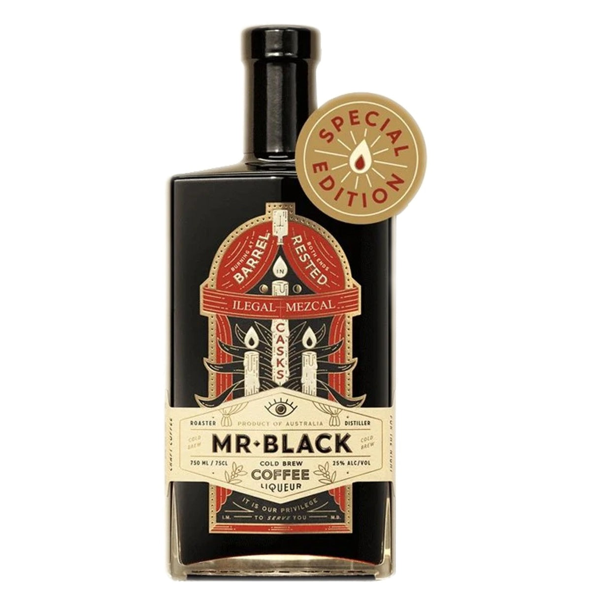 Mr. Black Mezcal Cask Coffee Liqueur - Whisky and Whiskey