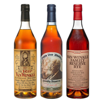 Pappy Van Winkle 10 Year Bourbon 15 Year  Family Reserve Rye Bundle