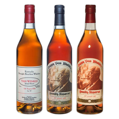 Pappy Van Winkle 12 Year Bourbon 15 Year  20 Year Bundle