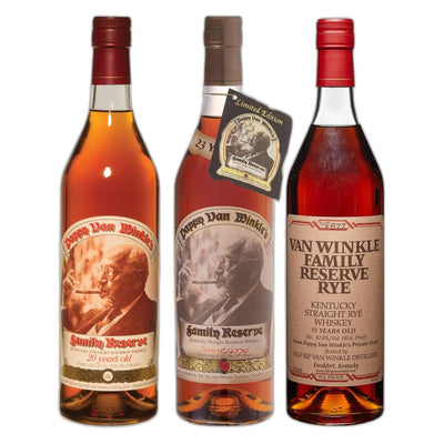 Pappy Van Winkle 20 Year Bourbon 23 Year  Family Reserve Rye Bundle